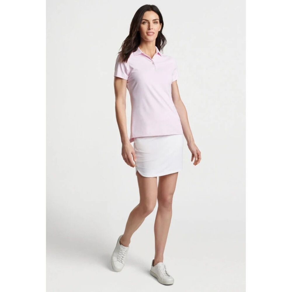 NWT - PETER MILLAR Jubilee Short Sleeve Polo Palmer Pink, Sz L